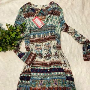 NWT - High/low Button-up Dress